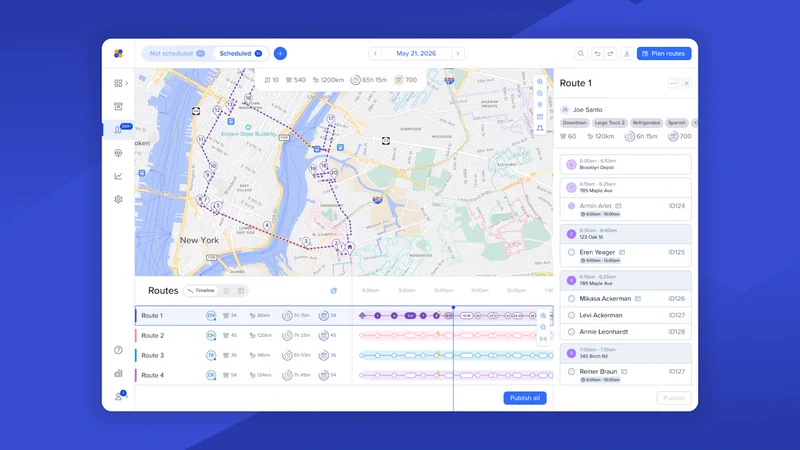 Routific ‑ Route Planning
