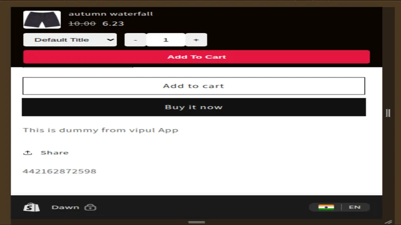 Rock Notification bar