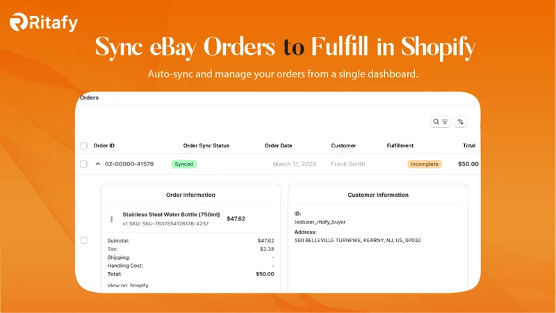 Ritafy eBay Importer & Sync