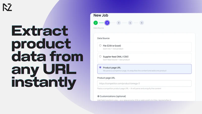 Revenza: Product content & SEO