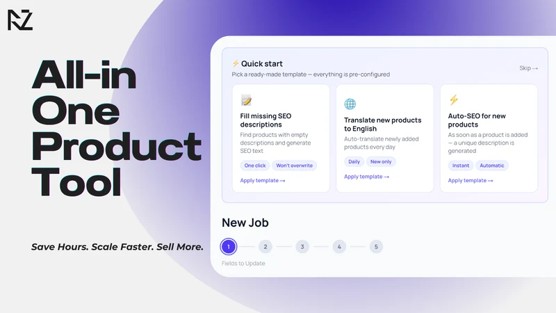 Revenza: Product content & SEO