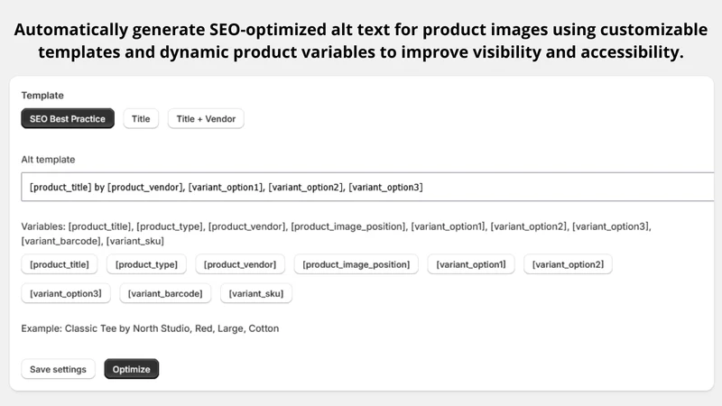 OptiALT Tag Manager