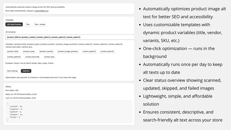 OptiALT Tag Manager