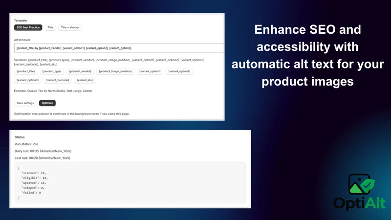 OptiALT Tag Manager