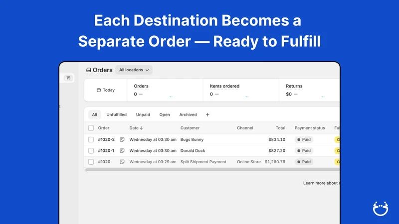 MultiShip Address Checkout