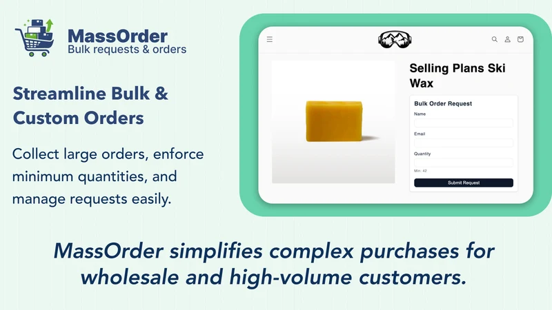 MassOrder: Accept Bulk Orders