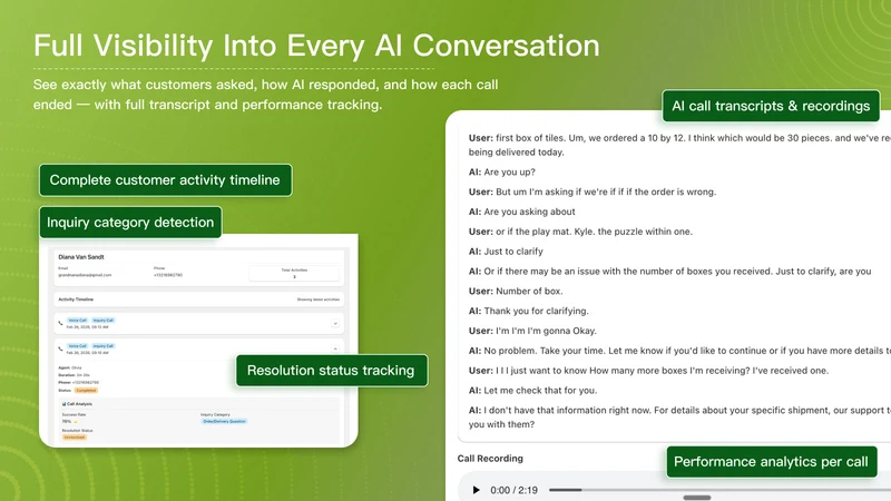 K: WhatsApp Business, Voice AI