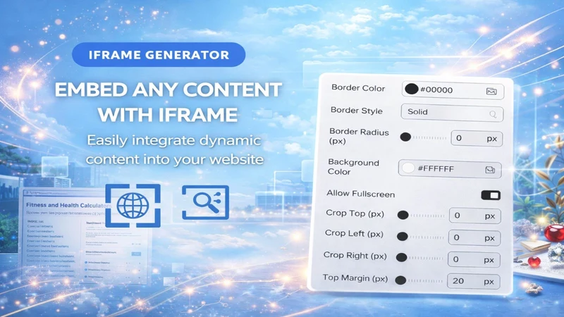 F2 Iframe Generator