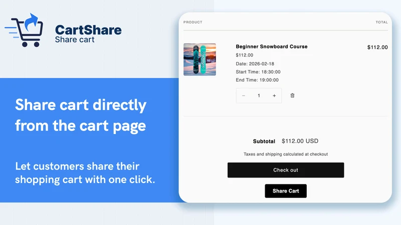 CartShare ‑ Easy Cart Sharing