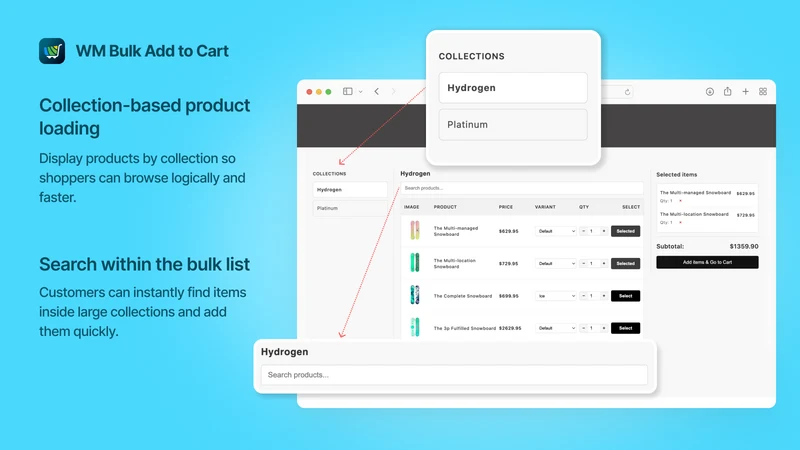 WM Bulk Add to Cart