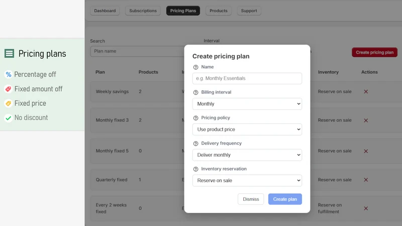 Voodux Simple Subscriptions