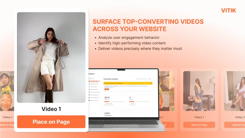 Vitik ‑ Shoppable Videos Reels