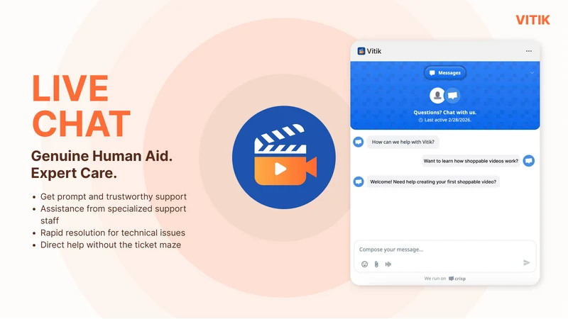 Vitik ‑ Shoppable Videos Reels