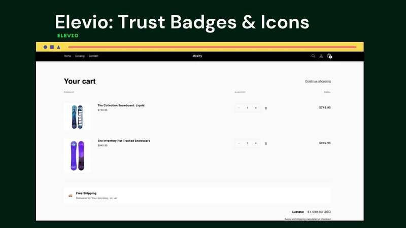 Trust Badges & Payment Icons