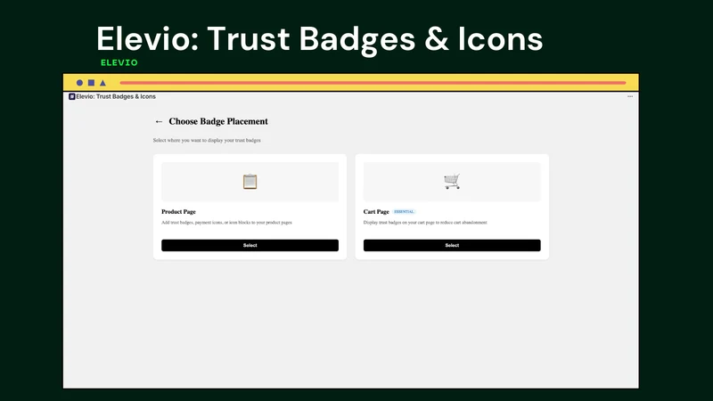 Trust Badges & Payment Icons