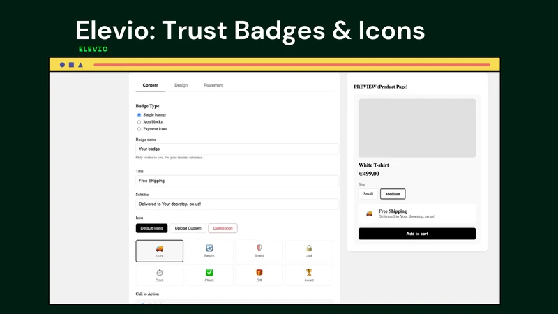 Trust Badges & Payment Icons