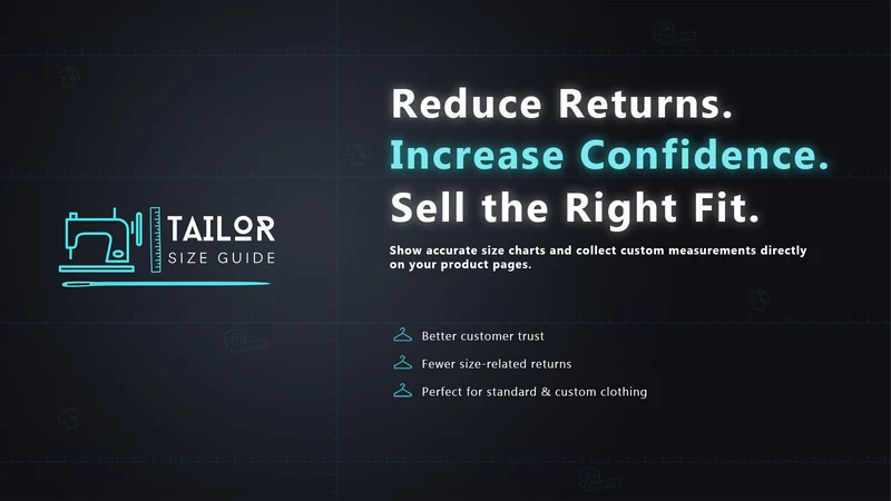 Tailor Size guide & Fit Finder