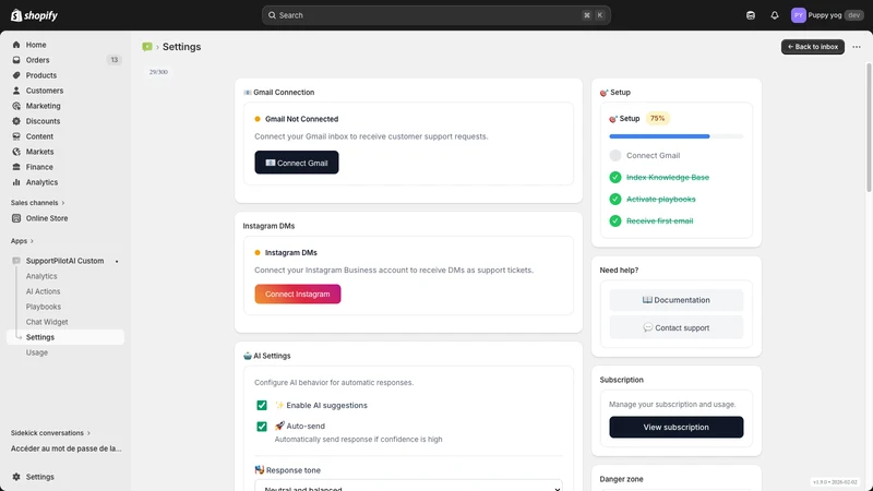Support Pilot AI ‑ helpdesk