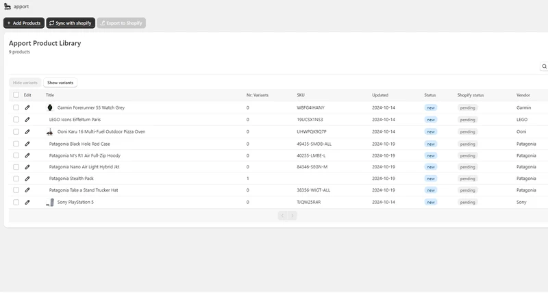Apport: AI Bulk PDF/CSV Import
