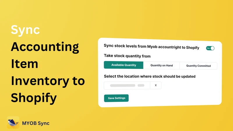 Dashi MYOB Accounting Sync