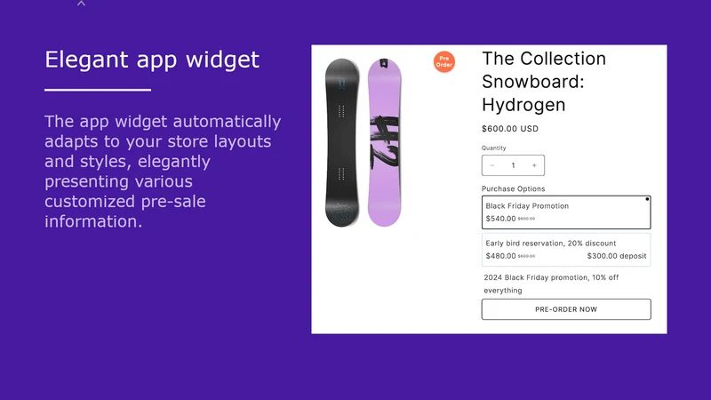 Strategy Orders | PreSale