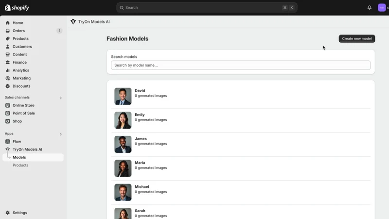 TryOn Models AI