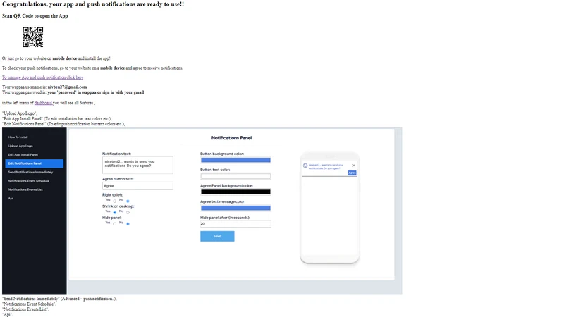 Wappaa ‑ PWA & Notifications