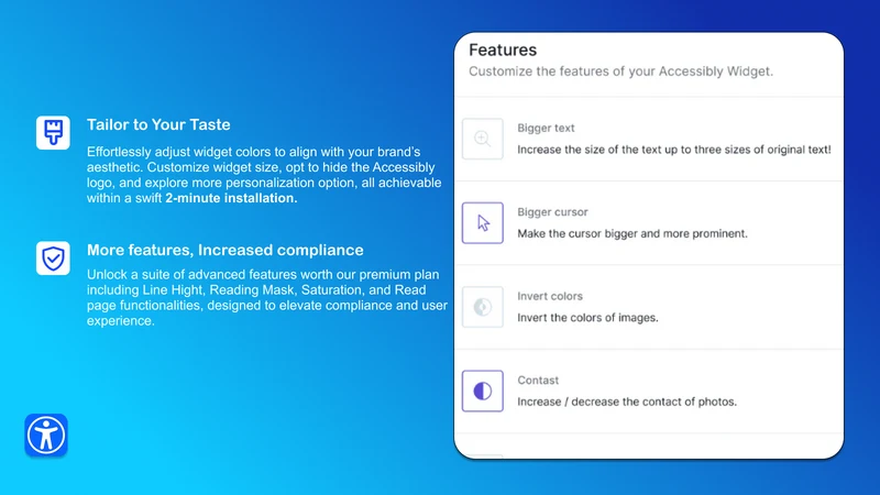 Isonomy Accessibility Widget