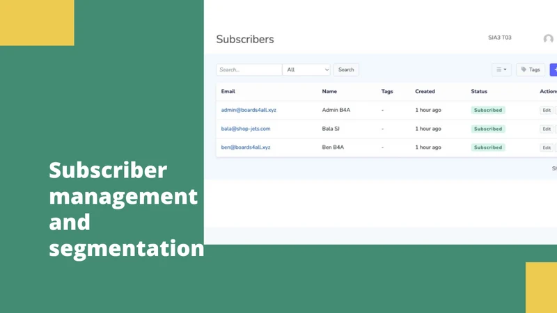 ShopJets Email Marketing App