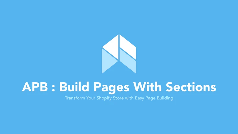 APB: Build Pages with Sections