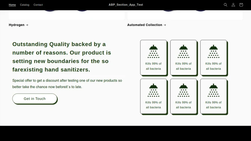 APB: Build Pages with Sections