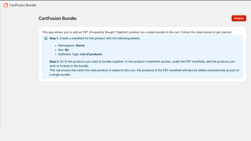 CartFusion Bundle