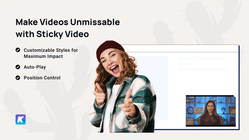 K: Video Banner & Video Slider