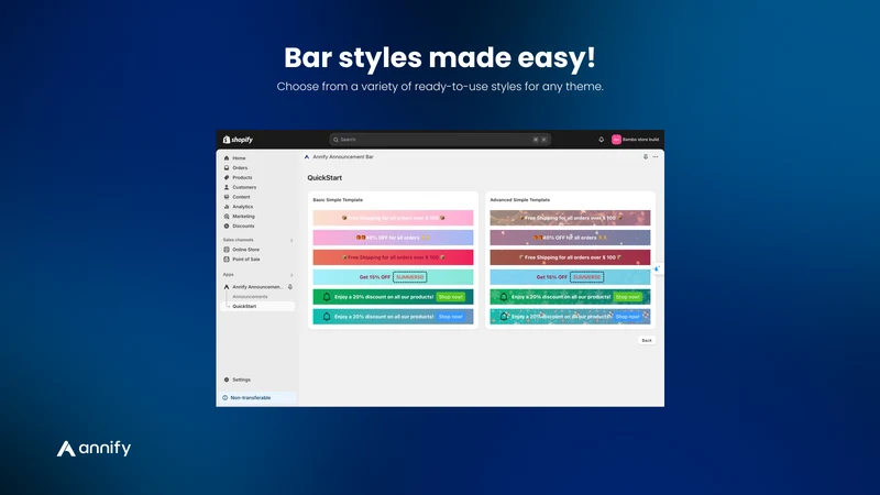 Annify Announcement Bar