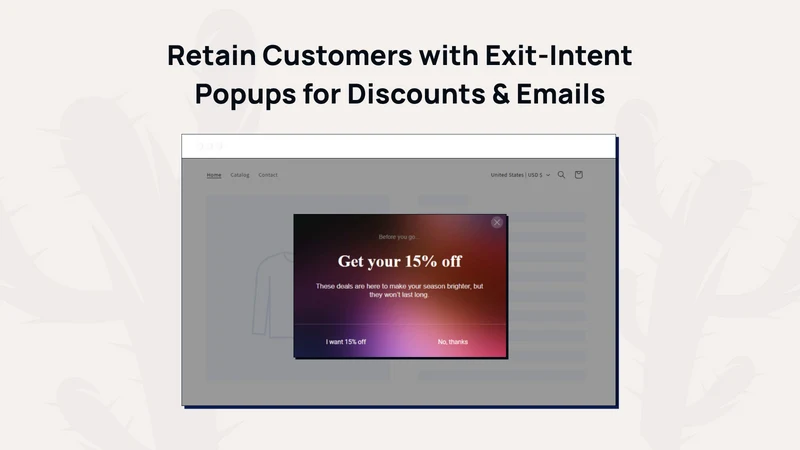 Exit Intent Popup: Exit Pop Up