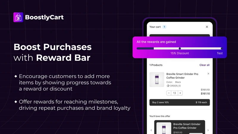 BoostlyCart Cart Drawer Upsell