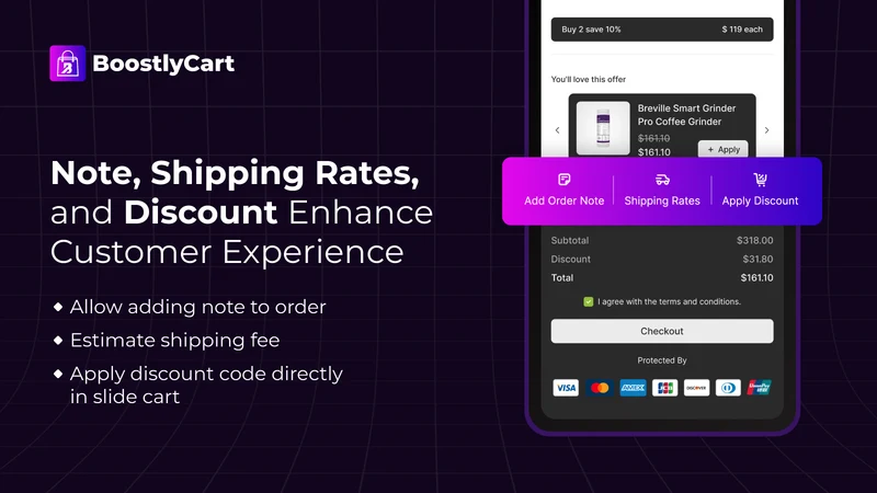 BoostlyCart Cart Drawer Upsell