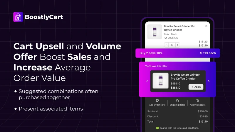 BoostlyCart Cart Drawer Upsell