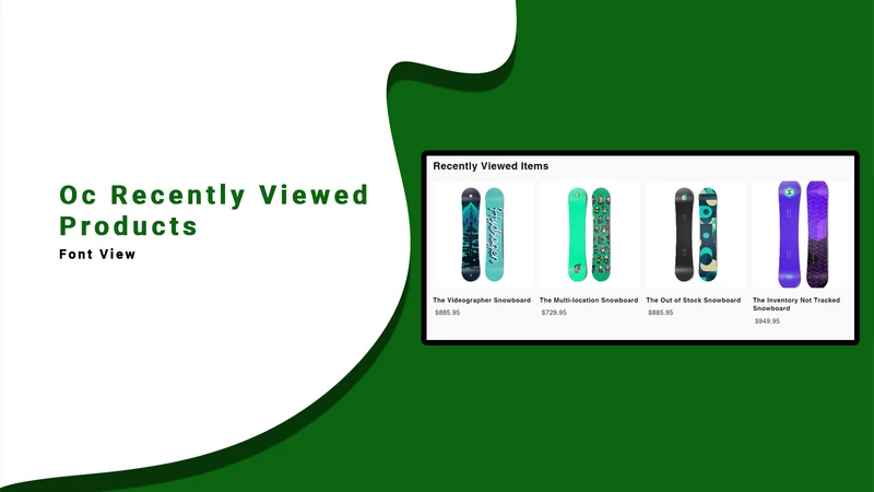 Oc Recently Viewed Product