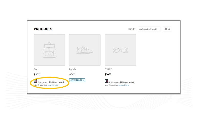 Flexiti Monthly Payment Widget