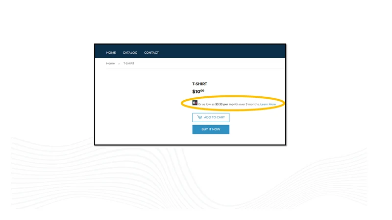 Flexiti Monthly Payment Widget