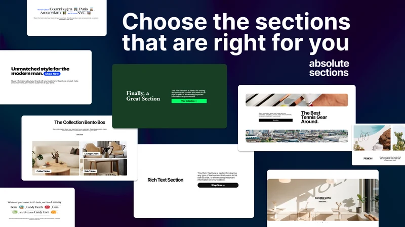 Absolute: Theme Sections Store