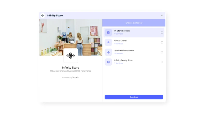 Booxi: Appointment Scheduling