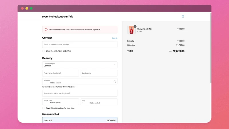 VerifyID ‑ Age Verification