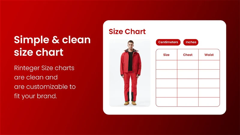 RI Size Chart