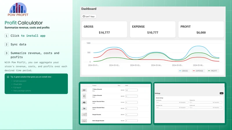 Pow Profit Calculator
