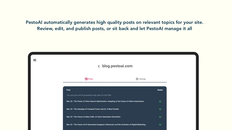 PestoAI ‑ AI News Feed