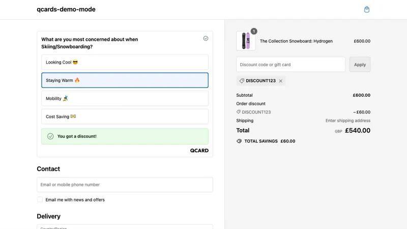 QCard: Fast Effective Feedback