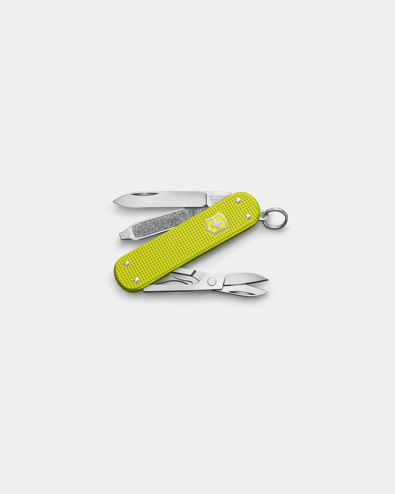 Navaja Victorinox Classic SD Alox amarilla para personalizar