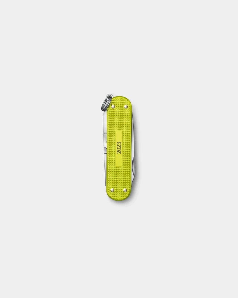 Navaja Victorinox Classic SD Alox amarilla para personalizar
